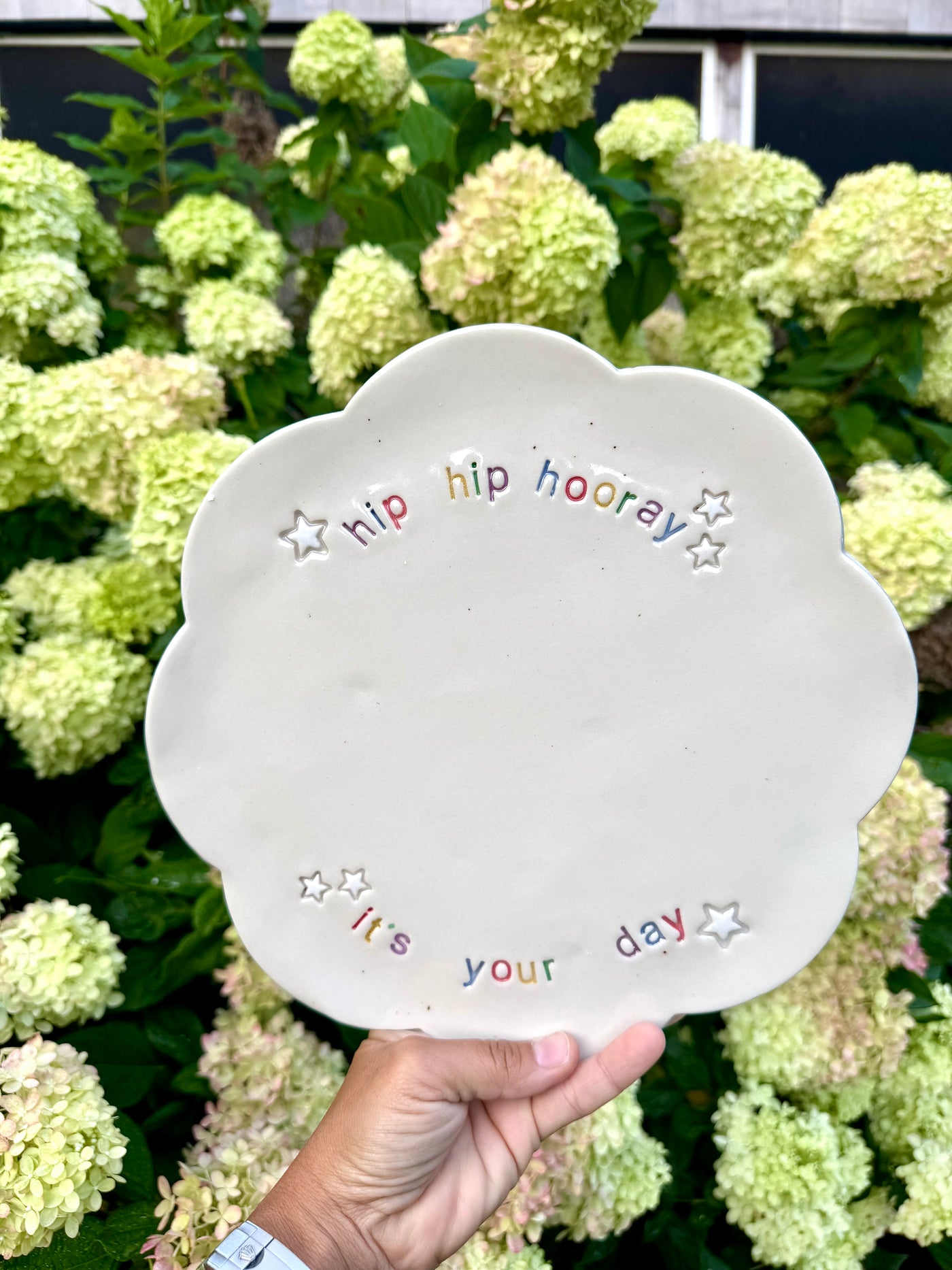 Customizable CELEBRATION plate!